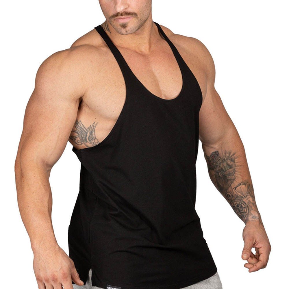 Gym Tank Top Customized Colors Sizes Lightweight Breathable Eco-Friendly Casual Men's Fitness Singlets OEM Service