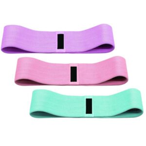 Wholesale Polyester Fabric Glute Resistance Bands For Legs Training Custom Made New Design 3 Resistance Levels Carry Bag-Direct