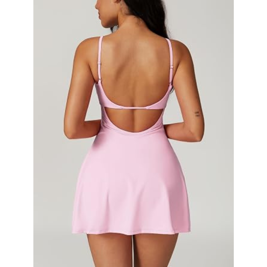 Women’s High-Performance Tennis Uniform – 100% Polyester Moisture-Wicking Sleeveless Sportswear