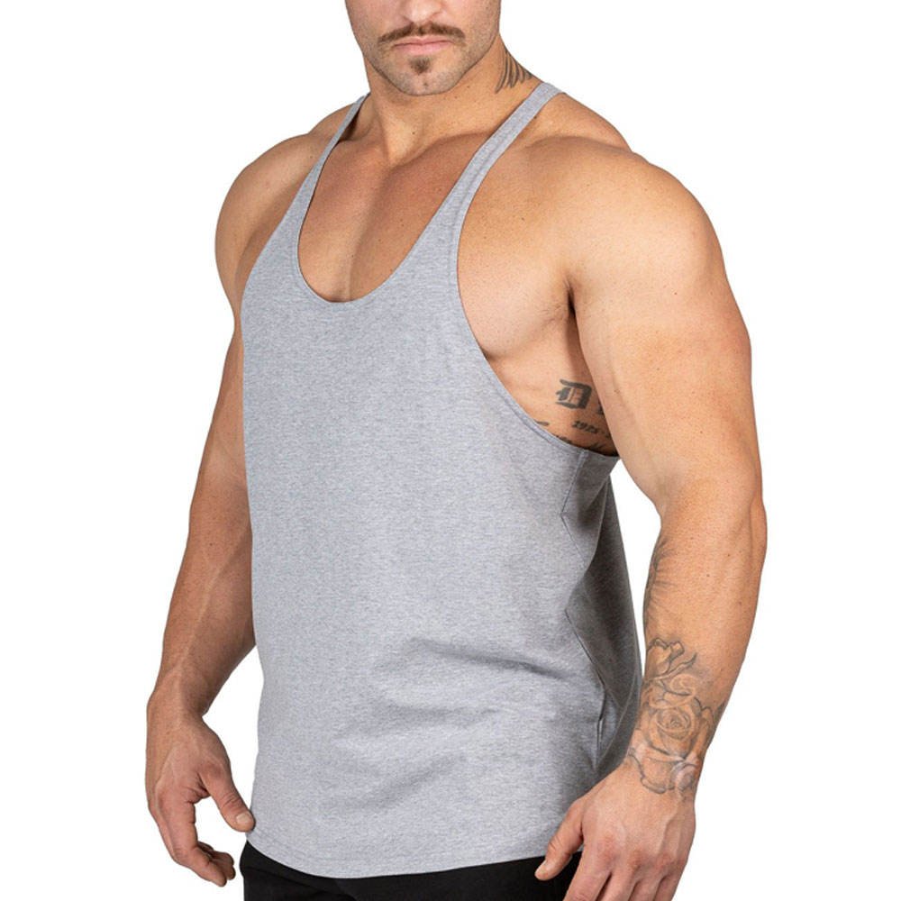 Men Casual Singlets Lightweight Comfortable Sleeveless Breathable Eco-Friendly Gym Wear