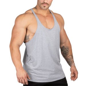 Men Casual Singlets Lightweight Comfortable Sleeveless Breathable Eco-Friendly Gym Wear