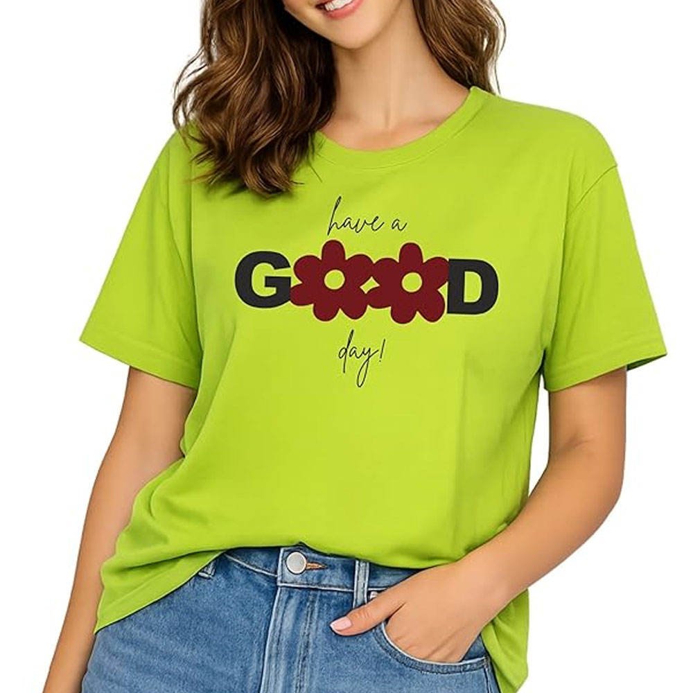 Hot Selling Women's Custom Color Oversized Graphic Tees O T-Shirt Crew Neck Short Sleeve Casual Wear Graphic Tee For Women Shirt